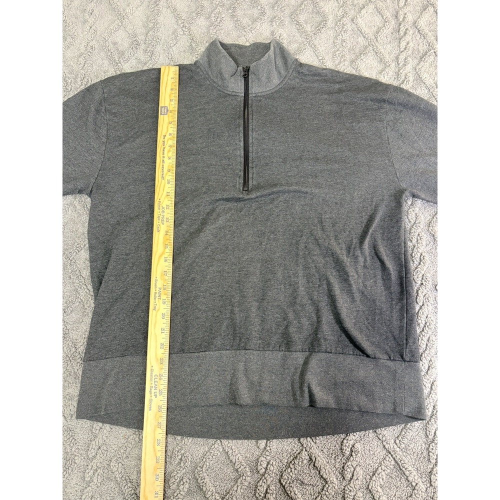 Women's Grey Victoria's Secret 'Victoria Sport' Quarter Zip Sweater size XL - Picture 4 of 6